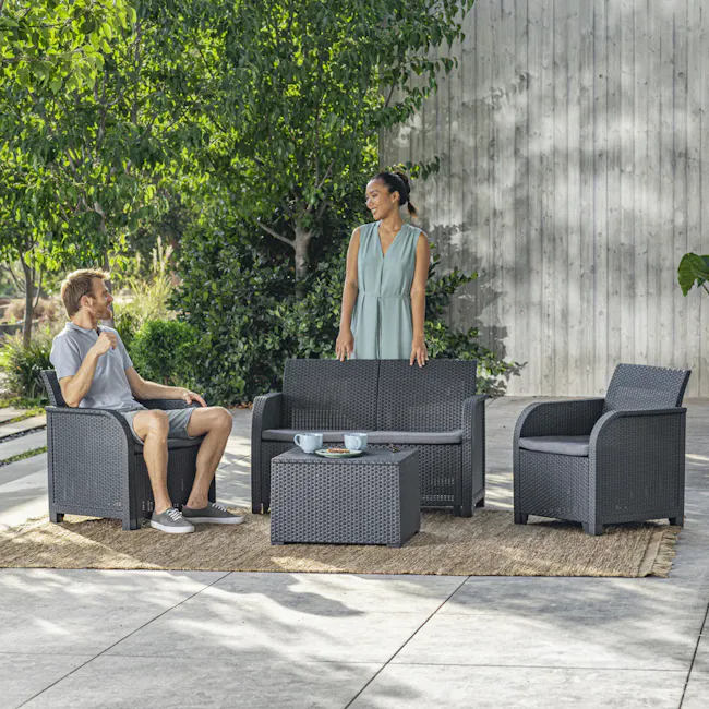 Rosalie 4 Piece Outdoor Sofa Set - 2