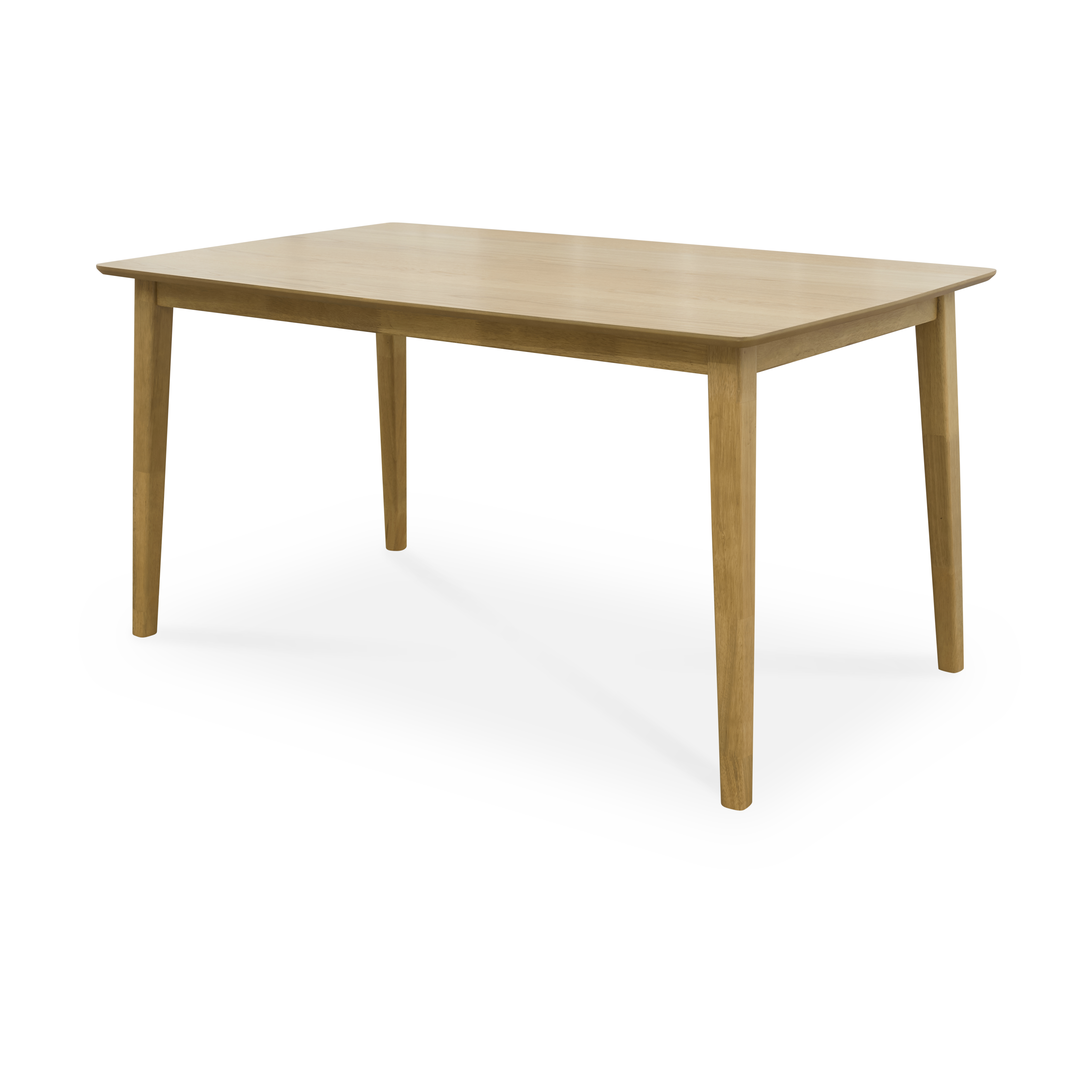 Koa Dining Table 1.5m with Koa Bench 1.4m in Oak with 2 Ladee Dining