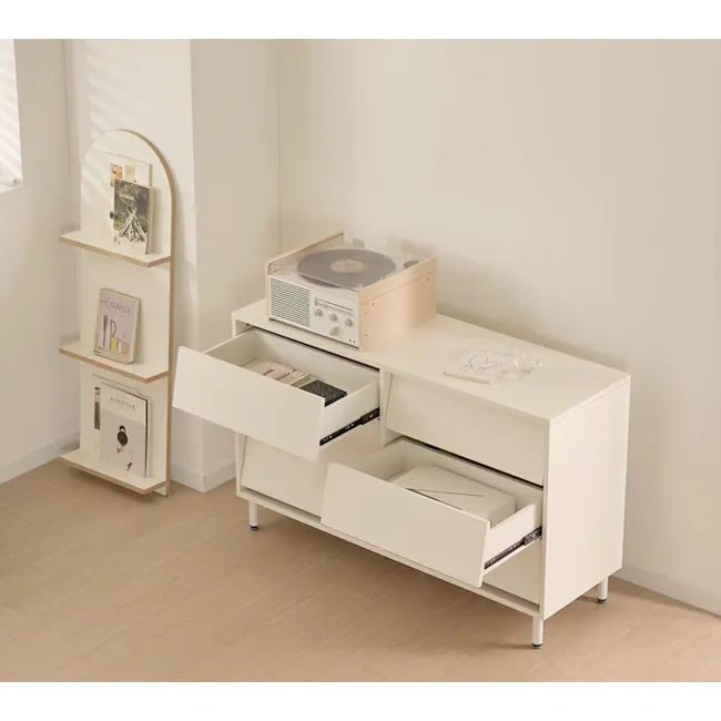 Laura 6 Drawer Chest 1.2m - White - 4