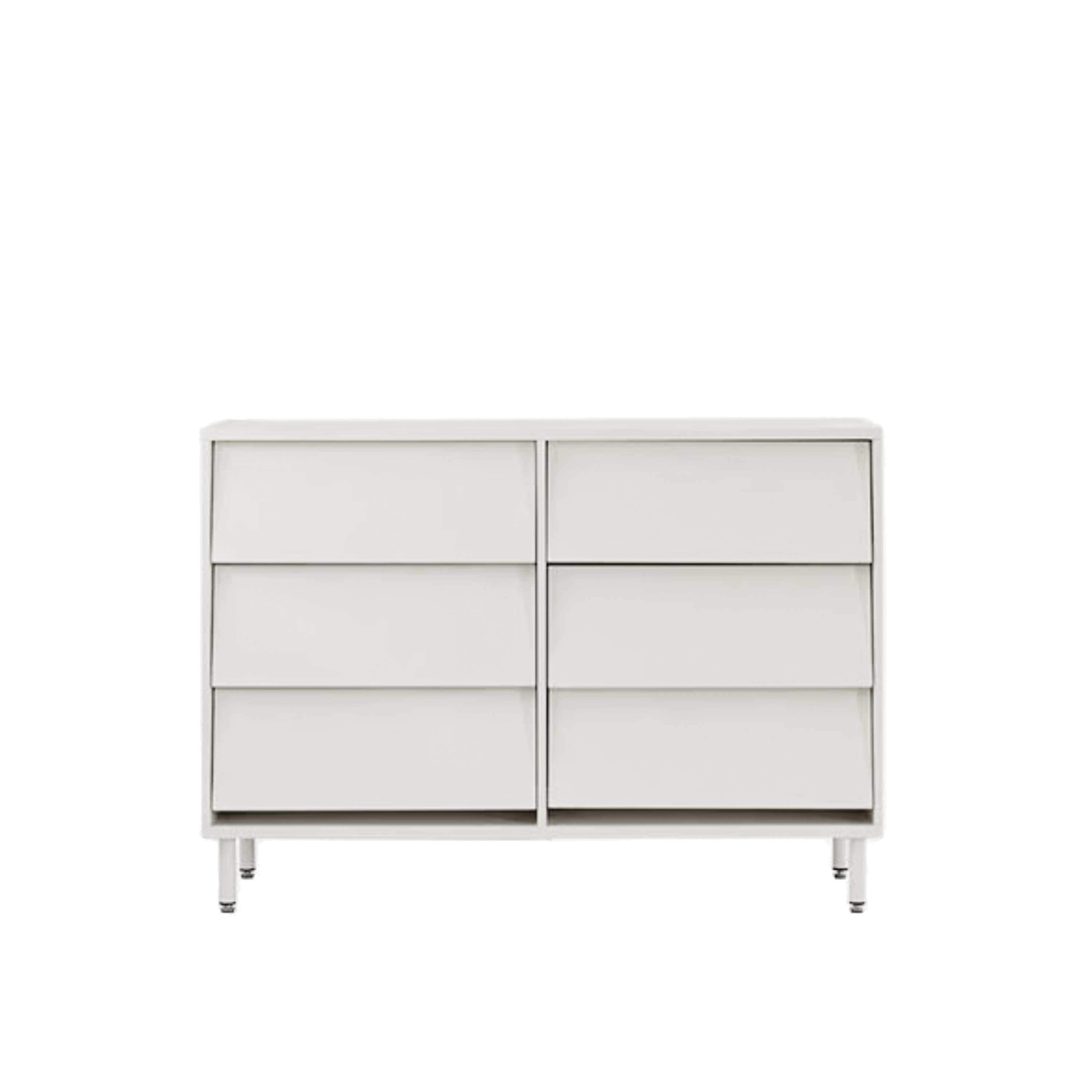 Laura 6 Drawer Chest 1.2m - White