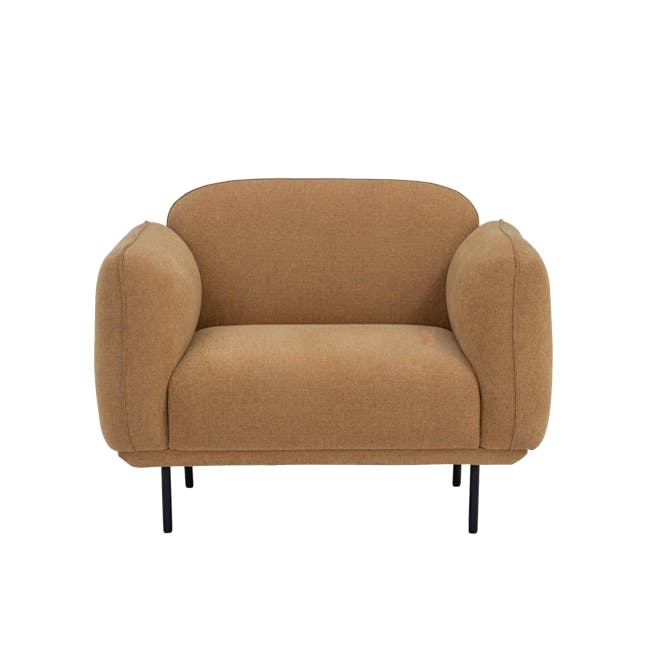 (As-is) Miura Armchair - Turmeric (Easy Clean Fabric) - 0