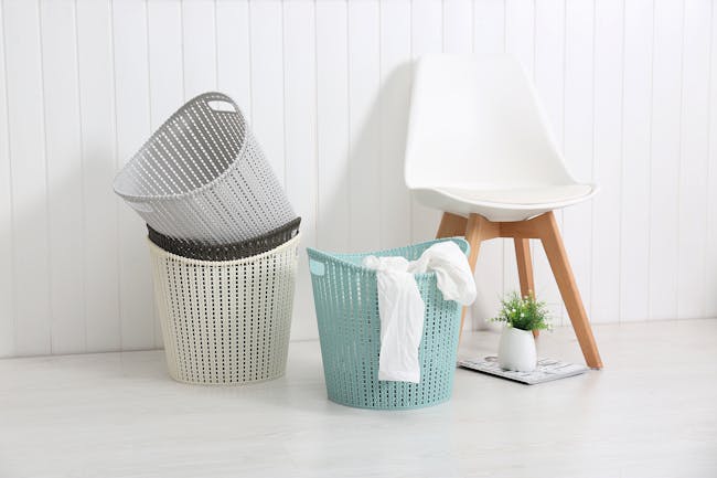 Alice Laundry Basket - White - 2