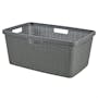 Jute Laundry Basket 46L - Grey - 0