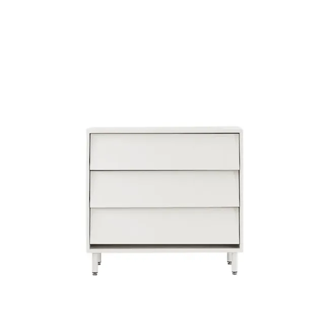 Laura 3 Drawer Chest 0.8m - White - 1