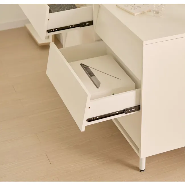 Laura 3 Drawer Chest 0.8m - White - 6