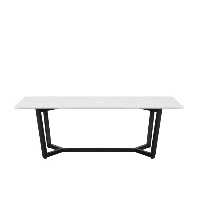 Brooklyn Coffee Table - Marble White (Sintered Stone) - 1