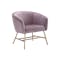 Galen Lounge Chair - Rose (Velvet) - 1