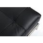 Edith Daybed - Black (Genuine Leather) - 8