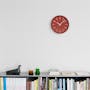 Draw Wall Clock (Flat) -Red - 1
