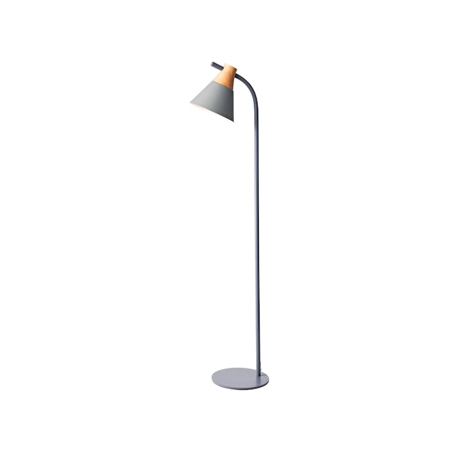 Thora Floor Lamp - Grey - 0