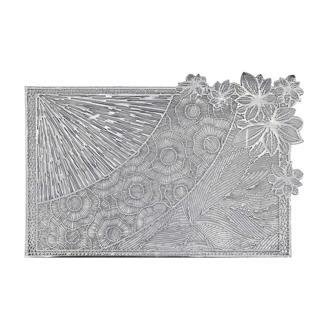 MERRY Placemat - Silver - 0