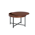 Yuri Storage Coffee Table - Walnut