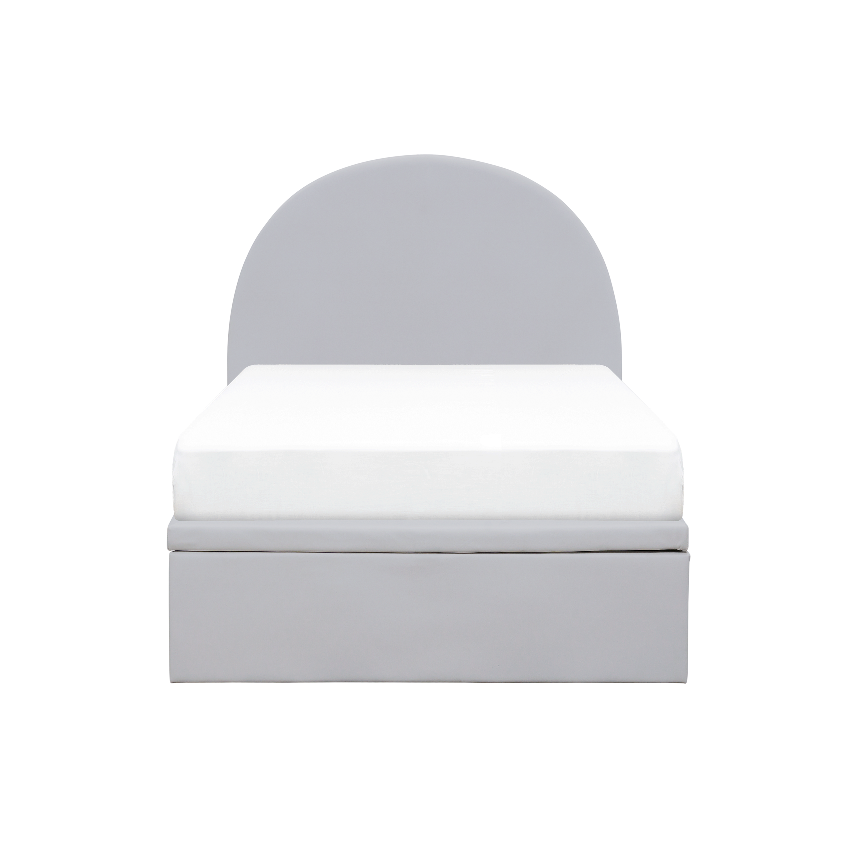 Aspen Single Storage Bed - Light Grey (Pet Friendly)