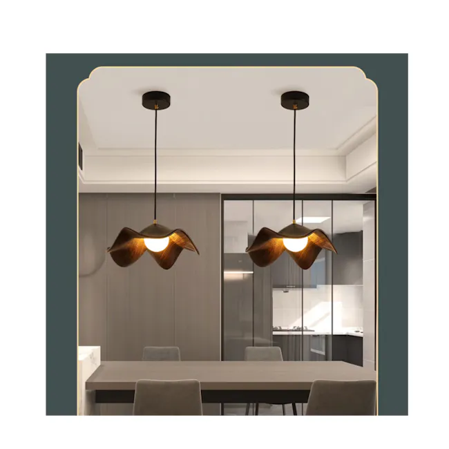 Abigail Pendant Lamp - Walnut - 2