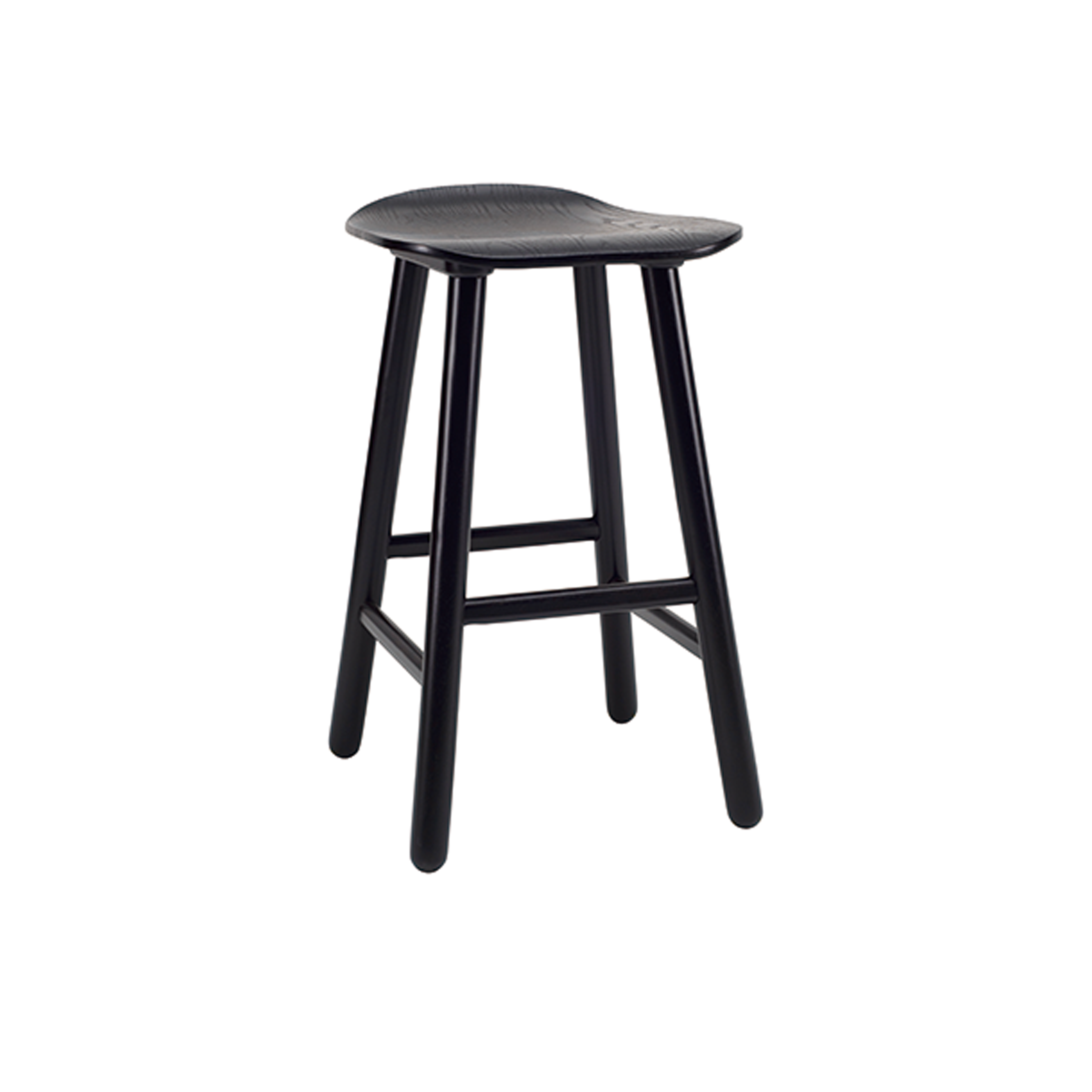 Kaito Counter Stool - Black Ash