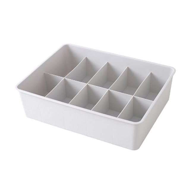 Paxton Compartment Box (Set of 3) - Light Grey - 9
