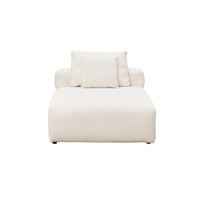 Blanca 3 Seater Chaise Sofa (Down Feathers) - 14