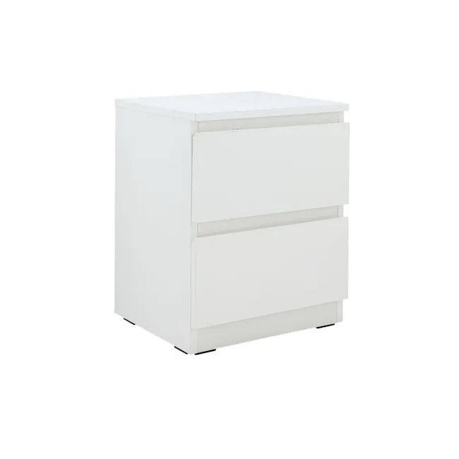 Manis Bedside Table - White - 2