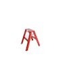 Hasegawa Lucano Aluminium 2 Step Stool - Red - 0