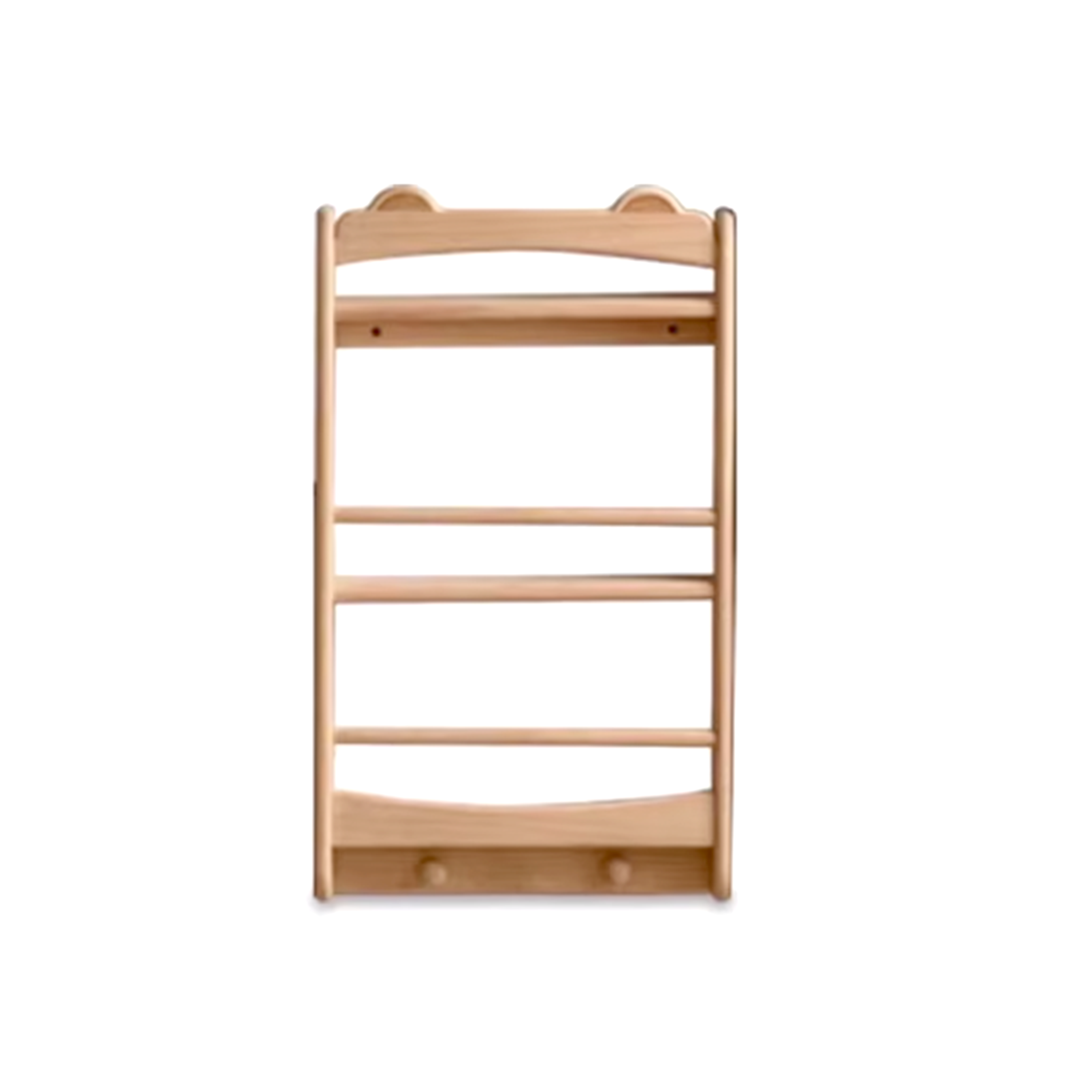 Aiko Wooden 3 Tier Kids Wall Shelf - Slim