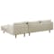 Duster L-Shaped Sofa - Almond - 6