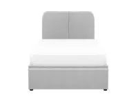 Nolan Single Storage Bed - Silver Fox