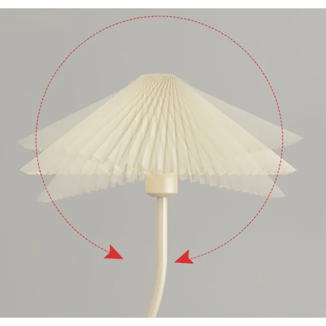 Freely Floor Lamp with Side Table - Ivory - 7