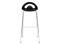 Cocktail High Bar Stool - Moon Black