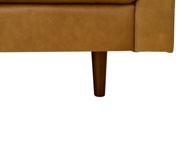 Nolan L-Shaped Sofa - Saddle Tan (Premium Aniline Leather) - 7