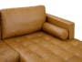 Nolan L-Shaped Sofa - Saddle Tan (Premium Aniline Leather) - 5