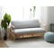 Rikku 3 Seater Sofa - Natural, Slate (Fabric) - 1