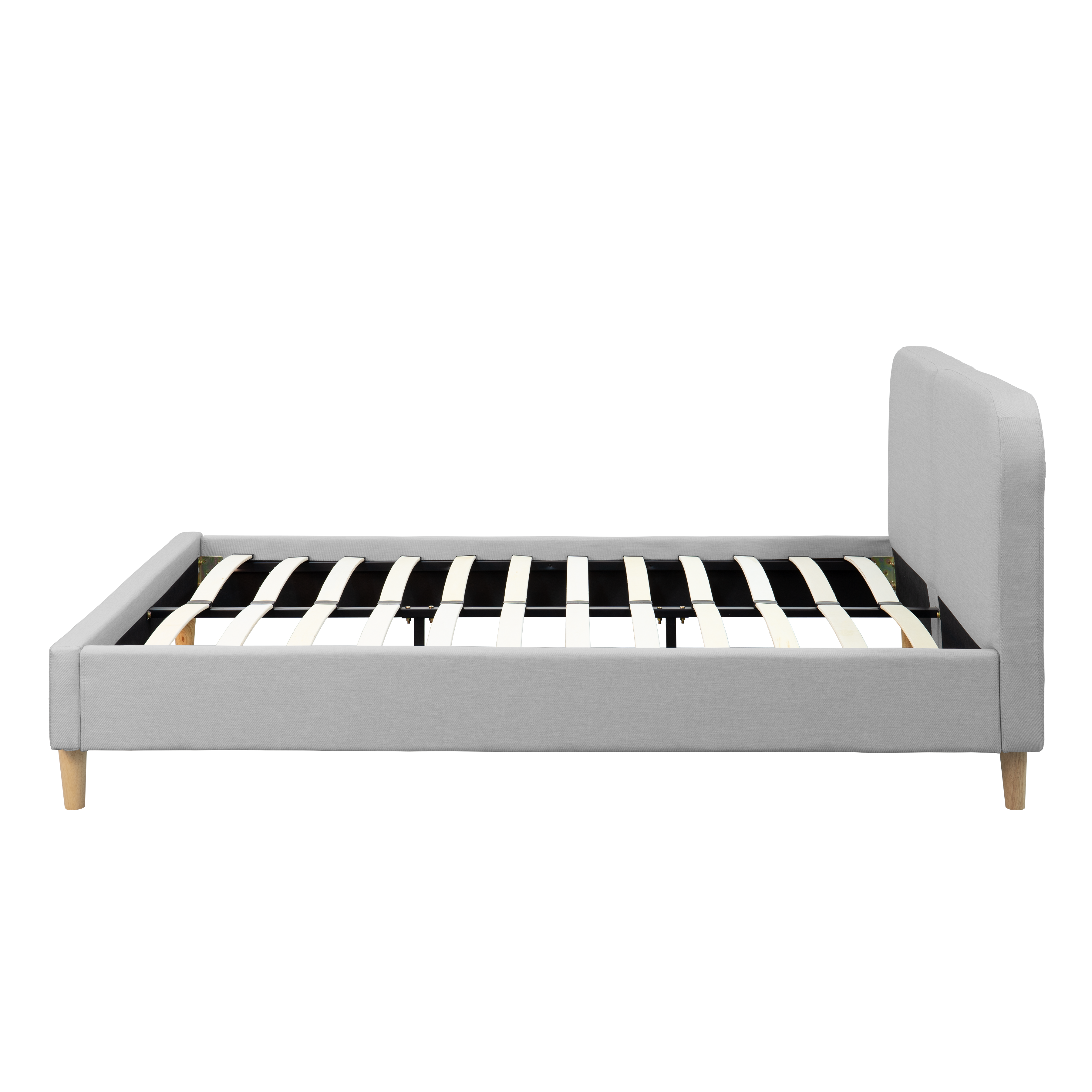 Nolan Queen Bed - Silver Fox, HV Basic Beds & Bedroom Storage | HipVan