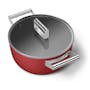 SMEG Casserole with Lid - Red (2 Sizes) - 5