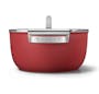 SMEG Casserole with Lid - Red (2 Sizes) - 6