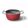 SMEG Casserole with Lid - Red (2 Sizes) - 3