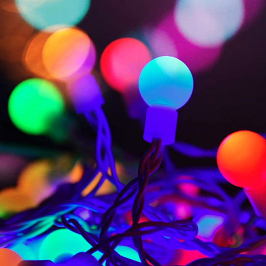 Mini Globe String Lights 6m Assorted Colors, Lights By HipVan HipVan
