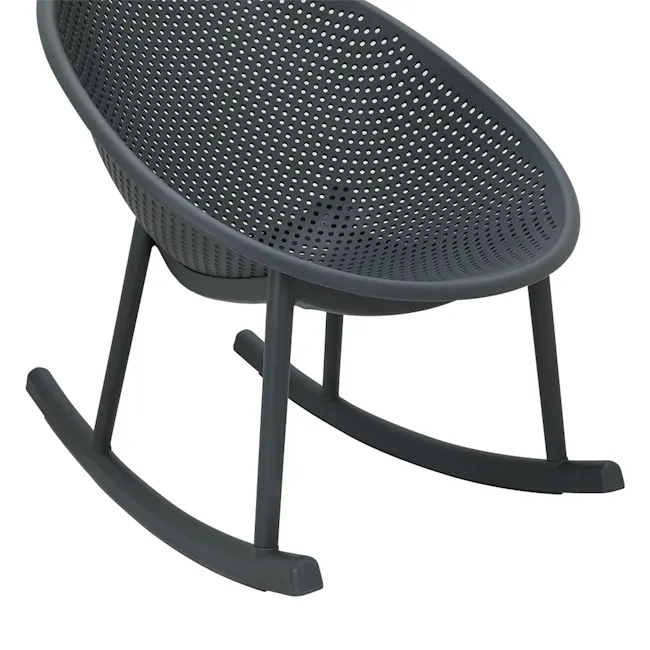 Coltas Rocking Chair - Dark Grey - 6