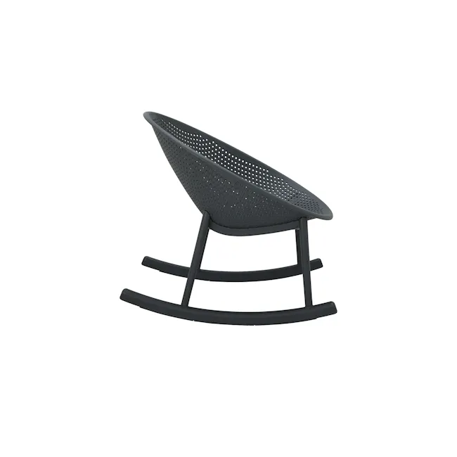 Coltas Rocking Chair - Dark Grey - 3