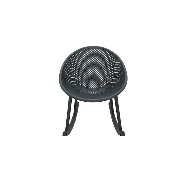 Coltas Rocking Chair - Dark Grey - 2
