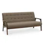 Tucson 3 Seater Sofa with Tucson Armchair - Cocoa, Chestnut (Fabric) - 7