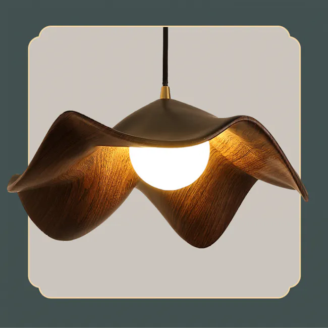 Abigail Pendant Lamp - Walnut - 3