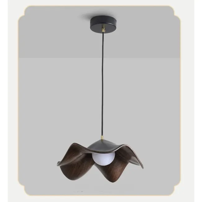 Abigail Pendant Lamp - Walnut - 5