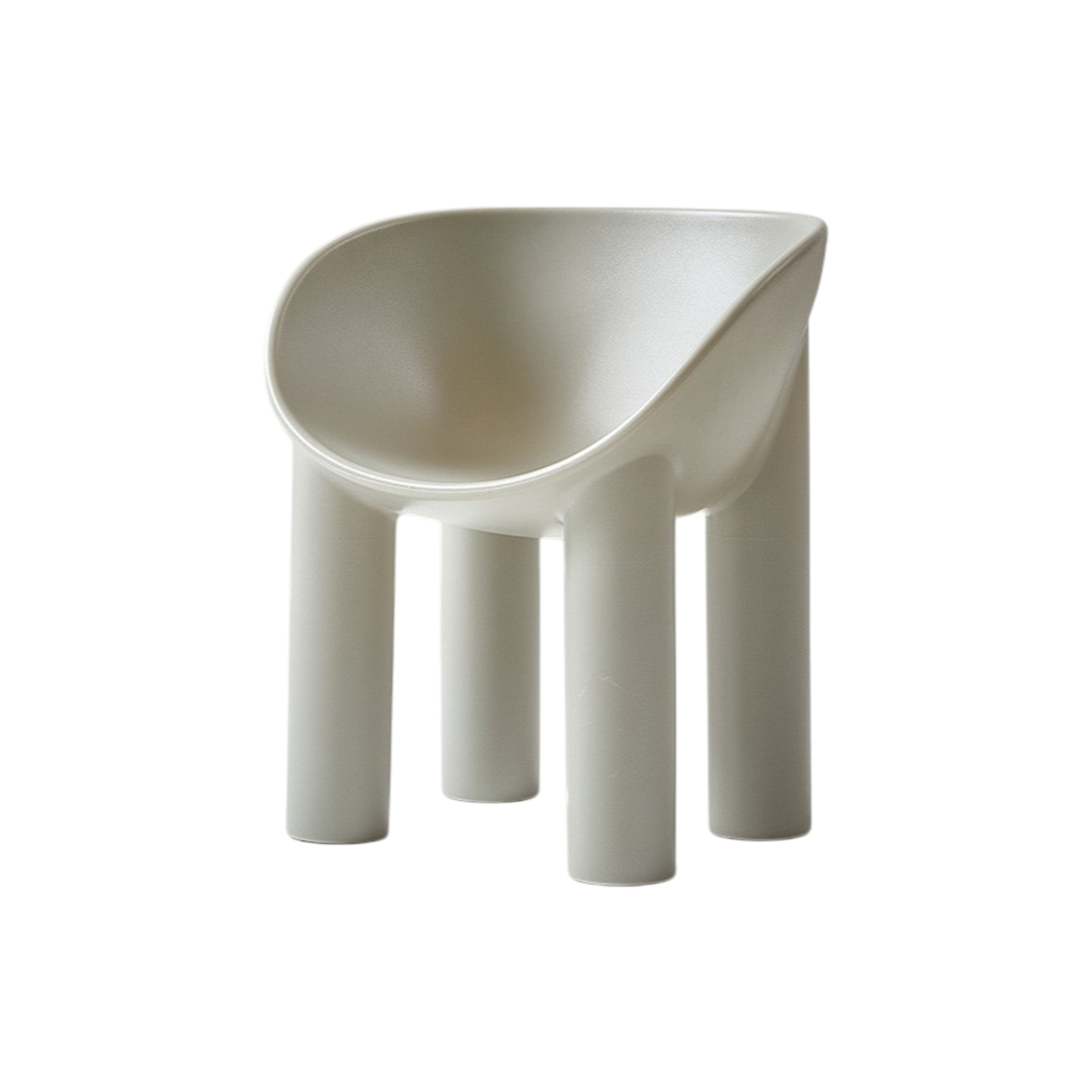 Kibo Single Scoop Seat - Grey