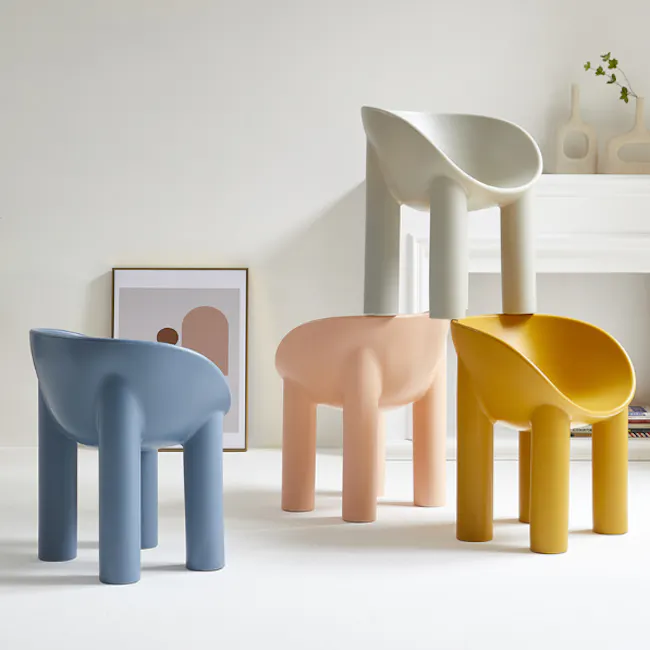 Kibo Single Scoop Seat - Grey - 2 - Modern minimalist furniture, colorful chairs, abstract art, geometric shapes, playful