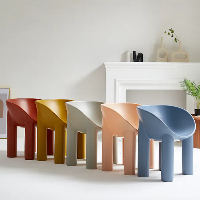 Kibo Single Scoop Seat - Grey - 4 - Modern minimalist furniture, colorful chairs, contemporary design, stylish seating