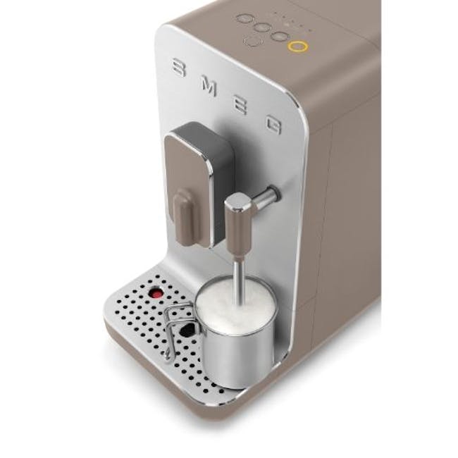SMEG Bean-To-Cup Coffee Machine with Steam Dispenser - Taupe - 1