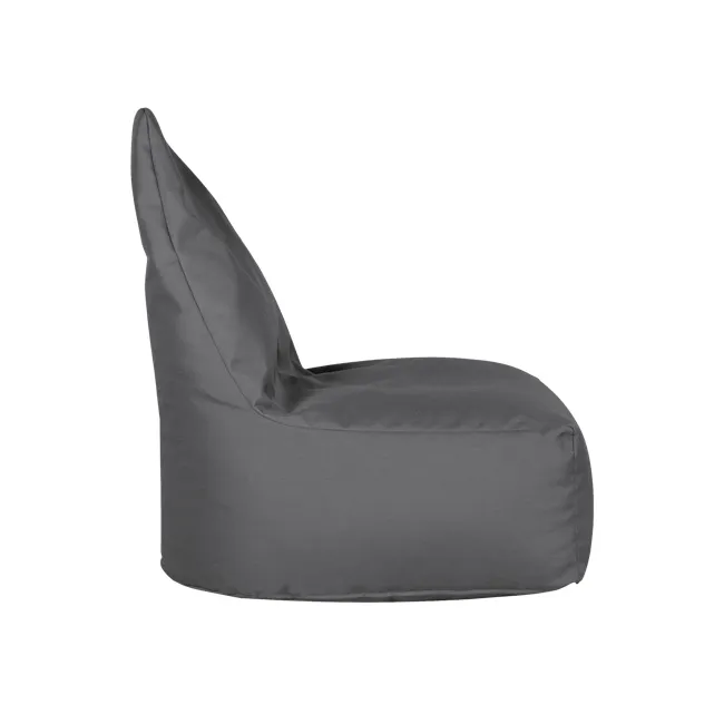 Milly Bean Bag - Granite - 4 - Modern lounge chair, sleek design, ergonomic shape, comfortable seating, soft fabric, padded