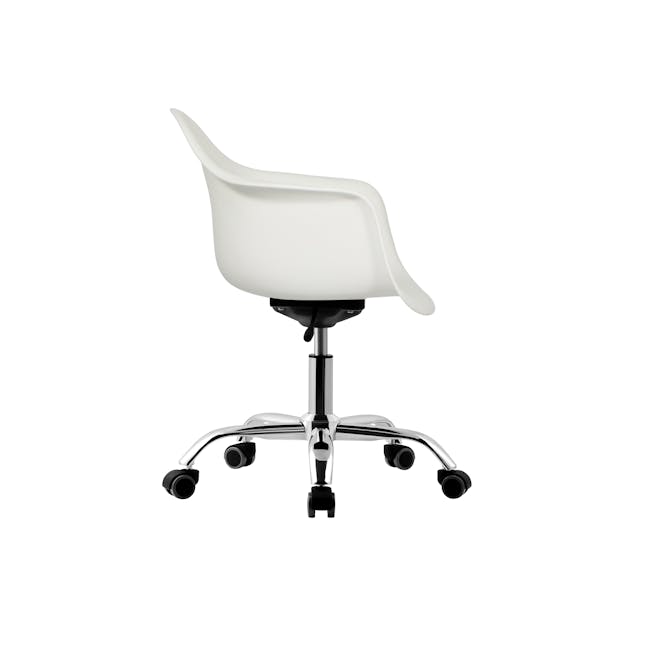 Lars Mid Back Office Chair - White - 2