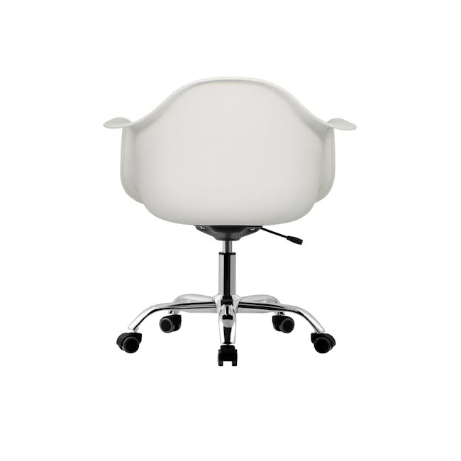 Lars Mid Back Office Chair - White - 3
