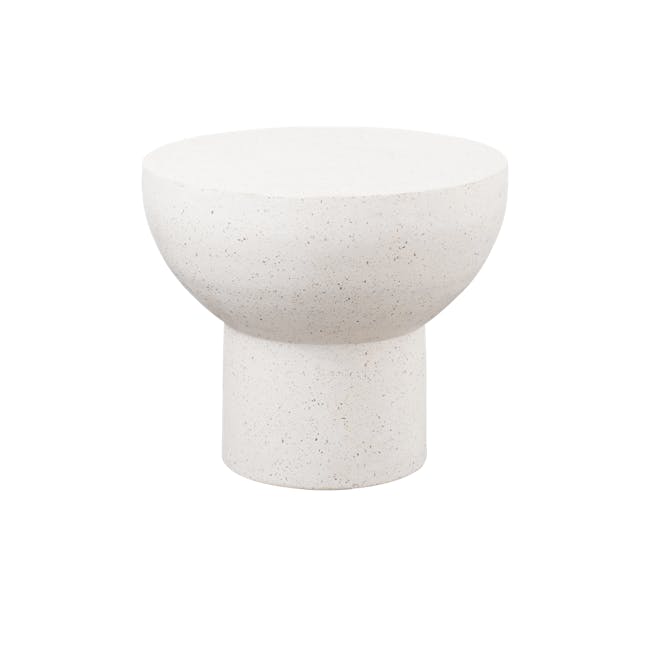 Ares Round Terrazzo Coffee Side Table - 0